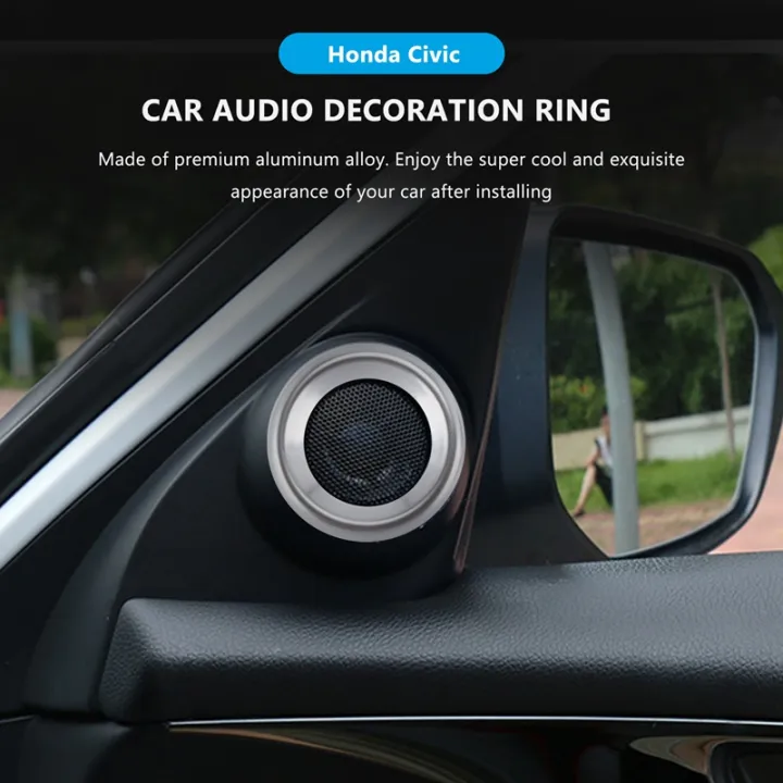 for-10th-gen-civic-a-pillar-loudspeaker-decorations-circle-rings-car-door-audio-speaker-trims-for-honda-civic-2016-2019