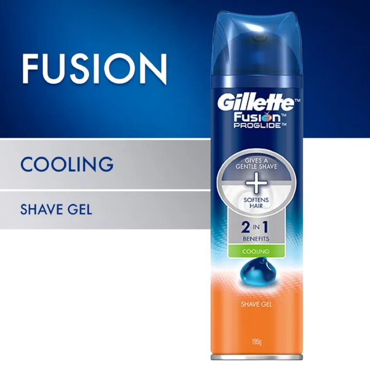 Gillette Fusion Proglide Cooling Shave Gel (195G) Lazada PH