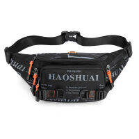 Fashion Letter Waist Bags For Men Casual Nylon Waist Packs Hot Sale Unisex Belt Bag Fanny Pack Travel Storage Chest Bags Leg Bag