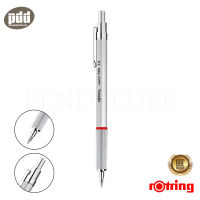 Rotring Rapid Pro ดินสอกดรอตริง แรพิด โปร 2.0 มม. สีเงิน สีดำ เขียนแบบ สเก็ตภาพ งานเขียน วาดภาพ – Rotring Mechanical Pencil Rapid Pro 2.0 mm Chrome, Matte Black [เครื่องเขียน pendeedee]