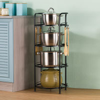 Spot parcel post A Generation of Fat Kitchen Storage Rack Home Kitchen Pot Rack Multi-Layer Shelf Factory Wholesale