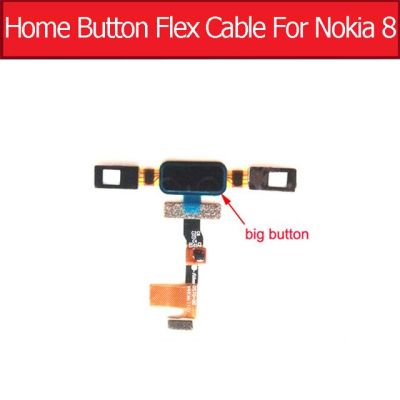 Home On สายเคเบิ้ลยืดหยุ่นสำหรับ Nokia 8 2016 Ta1012เมนูสัมผัสส่งคืนคีย์แพดสายเฟล็กซ์อะไหล่ซ่อม