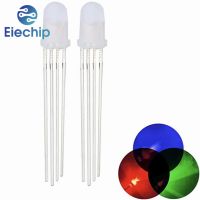 100pcs 5mm RGB Diode LED Diffused Emitting Micro Indicator Red Green Blue Multicolor Common Anode Cathode DIY PCB Circuit Bulb