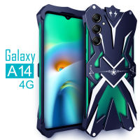 ZIMON เคสป้องกันโลหะ Samsung Galaxy A14 4G/5G,เคสอะลูมินัมอัลลอยฝาหลังแข็งกันกระแทกกรอบ A14 Galaxy