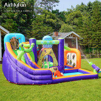 Airmyfun nozzle version inflatable castle trampoline jump inflatable slide bed filial children outdoor park amusement