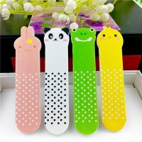 WOOLOVE 10pcs/set Random Color Nail File Set Professional Cute Animal EVA Buffer Block Nail Art File Manicure Toenail Pedicure Tools