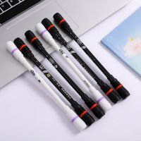 ☍ 1Pcs 19.5cm Creative Gel Pen Spinning Non Slip Coated Spinning Pen Anti-Skid Random Rolling Pen Office Stationery Kids Toy