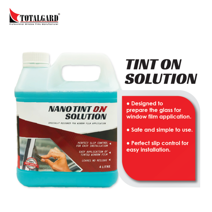 Totalgard Window Tint Application Shampoo Solution Tint On ( 4litre