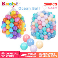 Kmoist 100200PCS Colorful Soft Ocean Ball Outdoor Sport Play Pit Balls Baby Children Funny Toys Eco-Friendly Plastic Ocean Balls for Pits Tents Pool