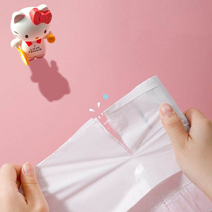 jiang-sanrioed-อนิเมะ-hello-kittys-ถุงขยะน่ารักๆที่บ้านทุกวันครัวร้านอาหารแบบพกพาหนาเก็บเสื้อผ้าถุงพลาสติก
