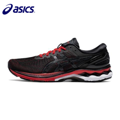 2023 Asics รองเท้าผู้หญิงรองรับรองเท้าบุรุษแบบเจล KAYANOK27ใหม่สำหรับวิ่งมาราธอนและวิ่งระยะไกลรองเท้าบุรุษกีฬาวิ่ง