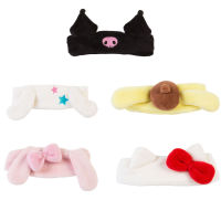 Kawaii Cinnamoroll My Melody Kuromi Sanrios Plush Hairband สาวน่ารักการ์ตูน Hairband อุปกรณ์เสริมผม Plush ของขวัญสำหรับหญิง