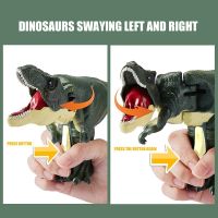 Toy Dinosaurs Gun Decompression Roaring Swing Zazaza Dinosaur Toys For Boys Fidget Toys Creative Telescopic Gifts For Kids