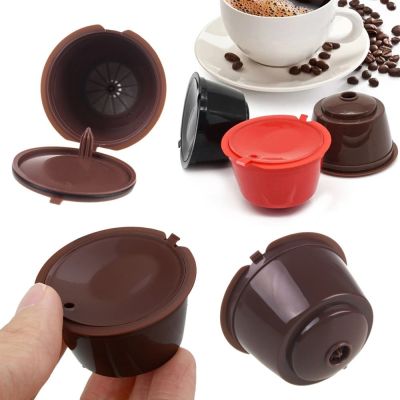 ตัวกรองอุปกรณ์เสริมสำหรับชงกาแฟขายดี3ชิ้นเนสเปรซโซ่กาแฟแบบแคปซูลถ้วยแคปซูลแบบเติมได้ดอลซ์กัสโต