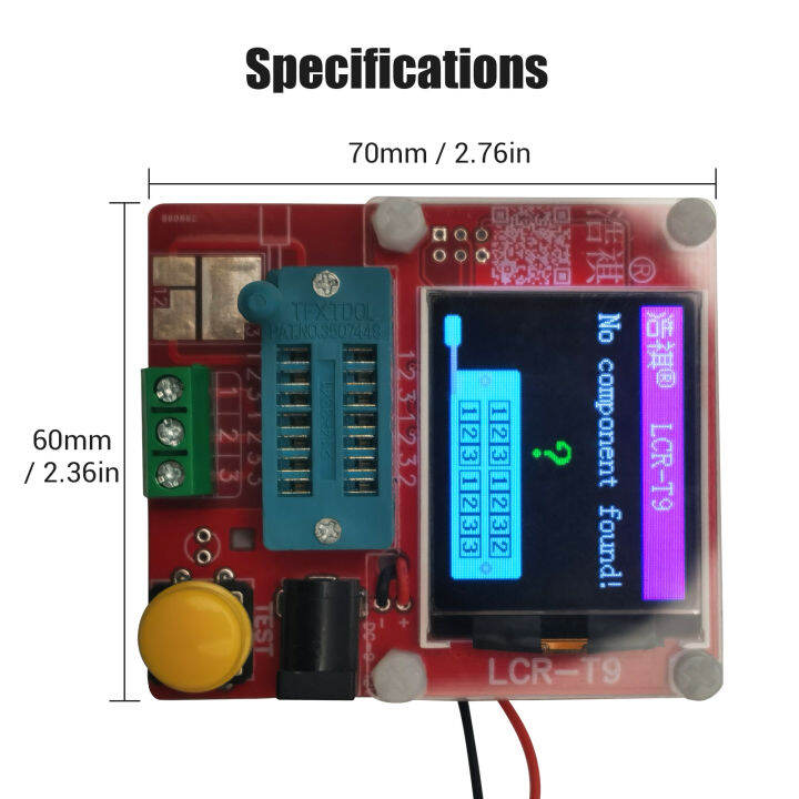 multifunction-transistor-tester-with-tft-digital-display-mini-transistor-tester-inductance-capacitance-esr-meter-diode-pnp-npn-transistors-auto-testing