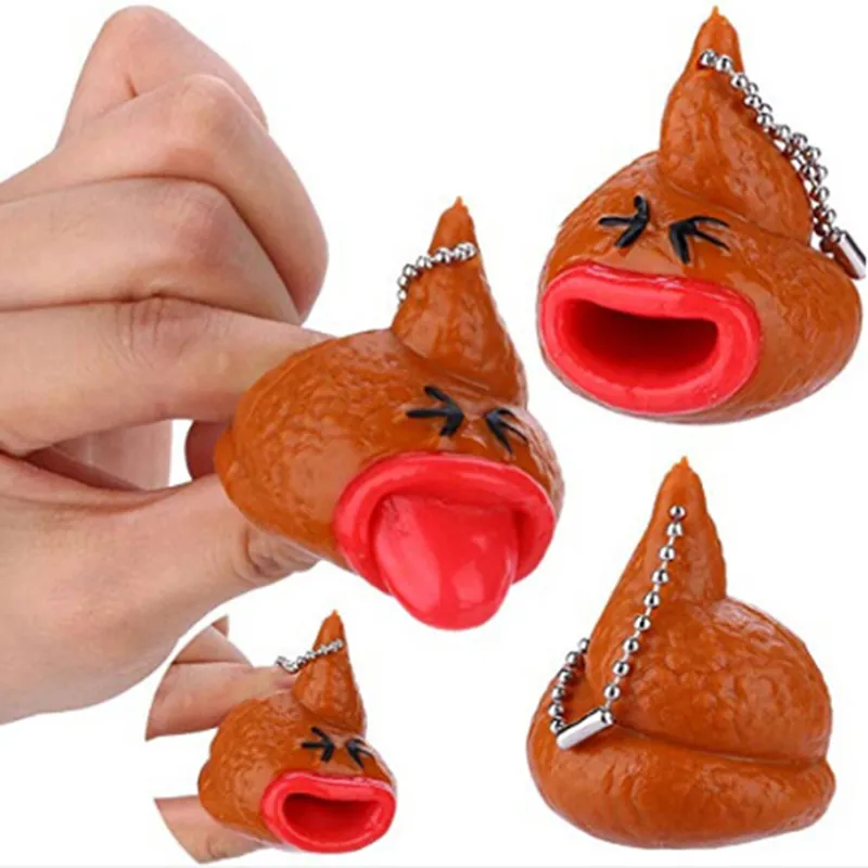 Qin🎈Hot Sale🎈 MEIKE001 Funny poo squeeze emoticon toy keychains fun little tricky prank antistress toy Qin🎈Hot Sale🎈 MEIKE001 Funny poo squeeze emoticon toy keychains fun little tricky prank antistress toy
