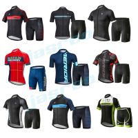 Merida In Spring And Summer Mens And Womens Short Sleeve Cycling Jerseys Bike Bus Suit Quick-Drying Breathable Mountain Biking Overalls