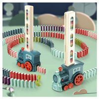 Kids Electric Domino Train Car Set Automatic Laying Dominoes Blocks Game Montessori Educational Toys for Children Boys Gifts