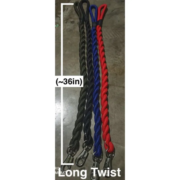 【TJpEEp5R】hauling cable Big Twist Dog Leash (Short, Long, Long Plain