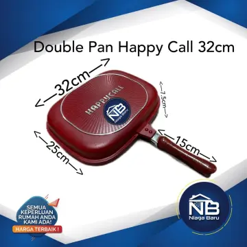 Jual Happy Call Double Pan Jumbo 32cm happycall double Pan Bolak