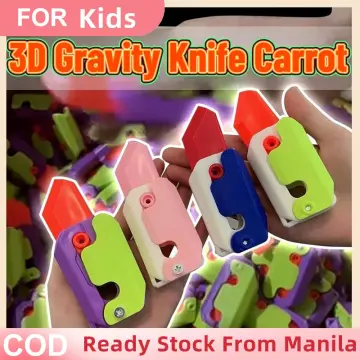 2023 Hot Sell 3D Printing Gravity Knife Card Small Carrot