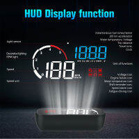 ล่าสุด M10 Auto Speed Projector OBD2 GPS Kmh On-Board คอมพิวเตอร์ Digital Head Up Display Car Windshield Projector