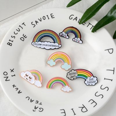 【CW】 Enamel Pins  quot;Follow Your Day Dream quot; Brooches Buckle Badge Decoration on Kawaii Jewelry for Men