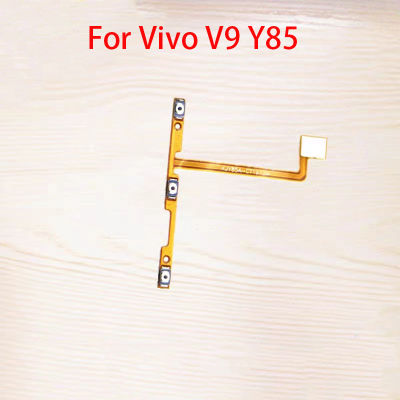 Vivo V9สายเคเบิ้ลยืดหยุ่นสำหรับปุ่มเปิดปิดปุ่มปรับระดับเสียง Y85อะไหล่สายเคเบิล