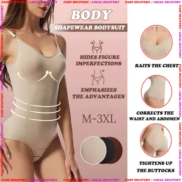 Tummy Shapewear Pink Bodysuit One-Pieces 4 Breasts Women Underwear Butt  Lifter Shaper Shapewear Women Tummy Control Flat Belly Bodysuit Waist  Trainer