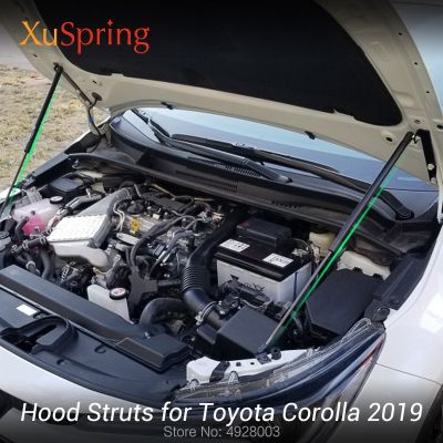 Car Hood Strut Bars For Toyota Corolla 2018 2019 2020 2021 2022 2023 E210 12th Gas Spring Shock Bracket Rod Accessories