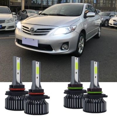 New ชุดไฟสปอร์ตไลท์ Led สําหรับ Toyota Corolla 2009-2012 2013- HB3 4 ชิ้น