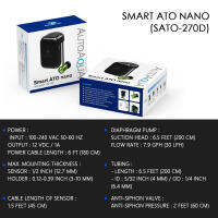 AUTOAQUA สมาร์ท ATO นาโน SATO-270D TOAQ พิพิธภัณฑ์สัตว์น้ำขนาดเล็กสำหรับ3-10มิลลิเมตรพิพิธภัณฑ์สัตว์น้ำความหนาแก้วเติมเต็มอัตโนมัติ100-240โวลต์