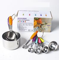 Measuring cups ชุดช้อนตวงสแตนเลส 10 ชิ้น JR0420-79