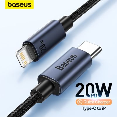 Baseus PD 20W USB C Cable For iPhone 13 12 11 pro max iPhone Cable Fast Charging For iPhone X XR 8 USB Type C to lightning Cable