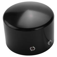 Black Front Axle Nut Cover Cap for Softail Sportster Dyna Road King Vrod King