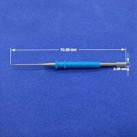 LD-00303 10ชิ้น ESU Cautery ดินสออิเล็กโทรดเข็มไฟฟ้า70มม. * 2.36มม. อุปกรณ์เสริมเข็ม