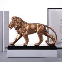 1Pcs Creative Resin Male Lion Statue Decoration Figurines Ornament Sculpture Crafts for Home Office Decor Gift