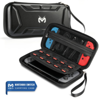 กระเป๋าพกพากันน้ำกันกระแทกมีที่เก็บแผ่นผับตั้งได้สำหรับ Nintendo Switch Meo Carrying case รองรับนินเทนโด สวิตช์ ทุกรุ่น