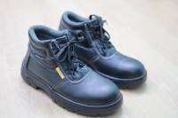 มาใหม่ ! Garwshop Safety shoe รองเท้าเซฟตี้หัวเหล็ก พื้นเหล็ก หนังพียูแท้ สีดำ พื้นกันลื่น กันน้ำมัน ไซส์37-45 EN20345