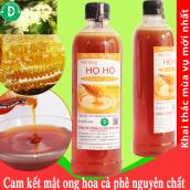 [HCM]2 chai mật ong nguyên chất hoa cà phê (mỗi chai 700gr tương đương 500ml) - Mật ong HỌ HỒ thuộc công ty TNHH cà phê ĐỨC ANH