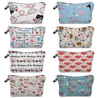 【CW】□  Cartoon Doctor Organizer Cases Fashion Purse Clutch Makeup Hand