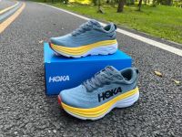 2023 legit HOKA ONE Bondi 8รองเท้าผู้ชาย BONDI8วิ่งผู้หญิงตาข่าย Breathable Shock Absorption กีฬา Black