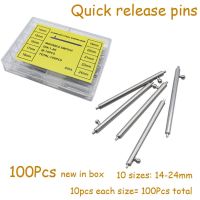 ：》《{ 100PCS Watch Band Quick Release Pins Watch Repair Tool Stainless Steel Pins Strap Spring Bar 14Mm 15 16 17 18Mm 19 20 21 22 24Mm