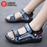 2023 Summer Children Sandals Fashion Shoes For Boys Girls Non-slip Footwear Beach Sandals Kids Flat Reflective Child Sports Shoe