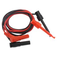 【YF】 1pair Banana Plug To Test Hook Clip Probe Cable For Multimeter Equipment