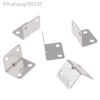 10Pcs L Shape Stainless Steel Corner Bracket Connectors Code Right Angle Support Furniture Fixing Reinforced Hardware