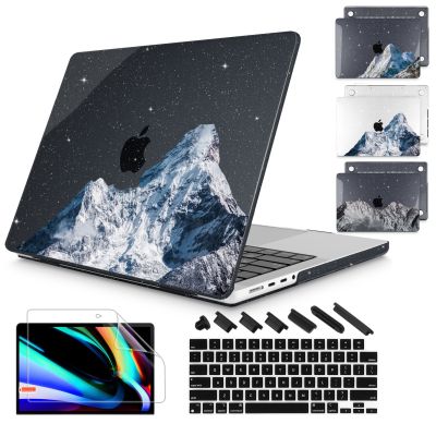 Glitter Mountain Hard พิมพ์กรณีสำหรับ MacBook Air M2 13.6 นิ้ว A2681 Air 15 A2941 Pro 13 14 16 2020 m1 A2337 13.3 นิ้วกรณี Retina-dliqnzmdjasfg