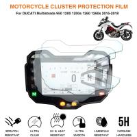 คลัสเตอร์รถจักรยานยนต์ฟิล์มกันรอยรอยขีดข่วนปกป้องหน้าจอสำหรับ DUCATI Multistrada 950 MTS 1200 1200S 1260 1260S MTS 2015-2018