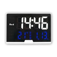 Luminous Digital Alarm Clock LED Electronic Clock Photosensitive Bedside Clock Large Screen Multi-Function Clock