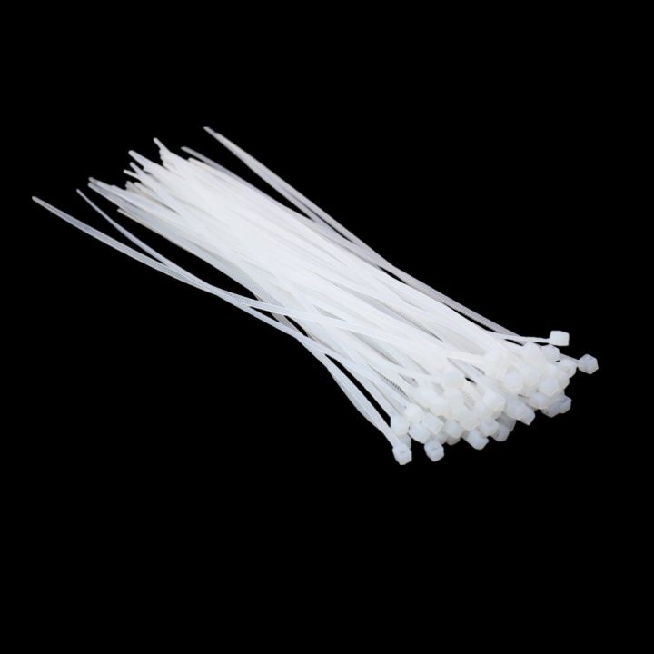 100pcs-cable-tie-4-150mm-4-200mm-4-250mm-4-300mm-white-zip-ties-self-locking-cable-zip-nylon-150mm-200mm-cable-tie